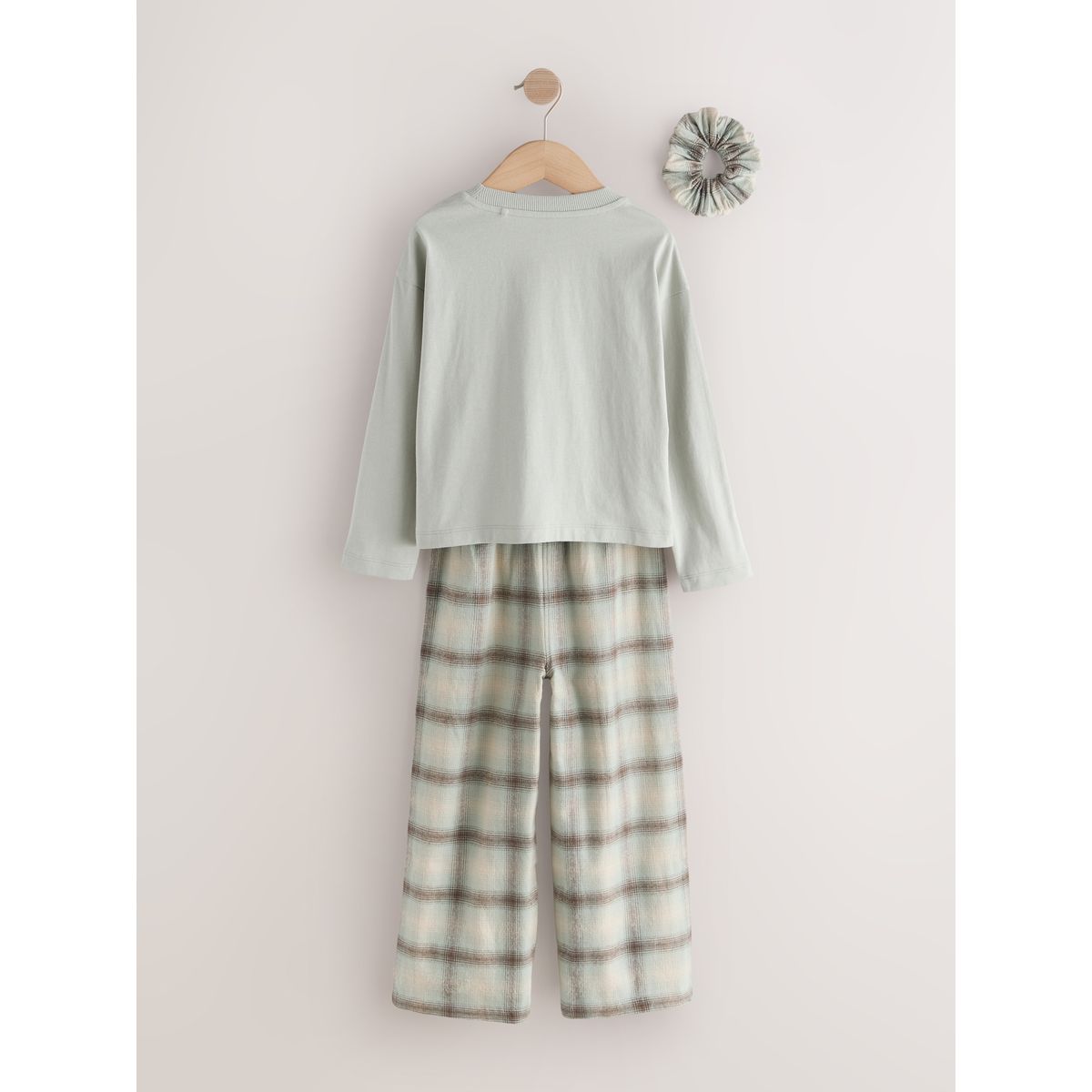 Pyjama large tissé, lot de 2 vert/rose, NEXT
