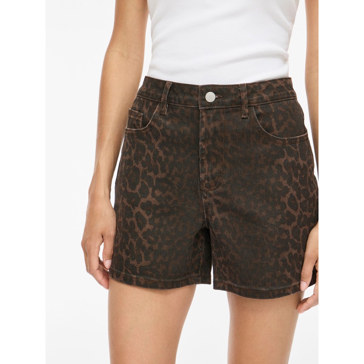 Shorts En Jean marron - coffee bean1, VILA