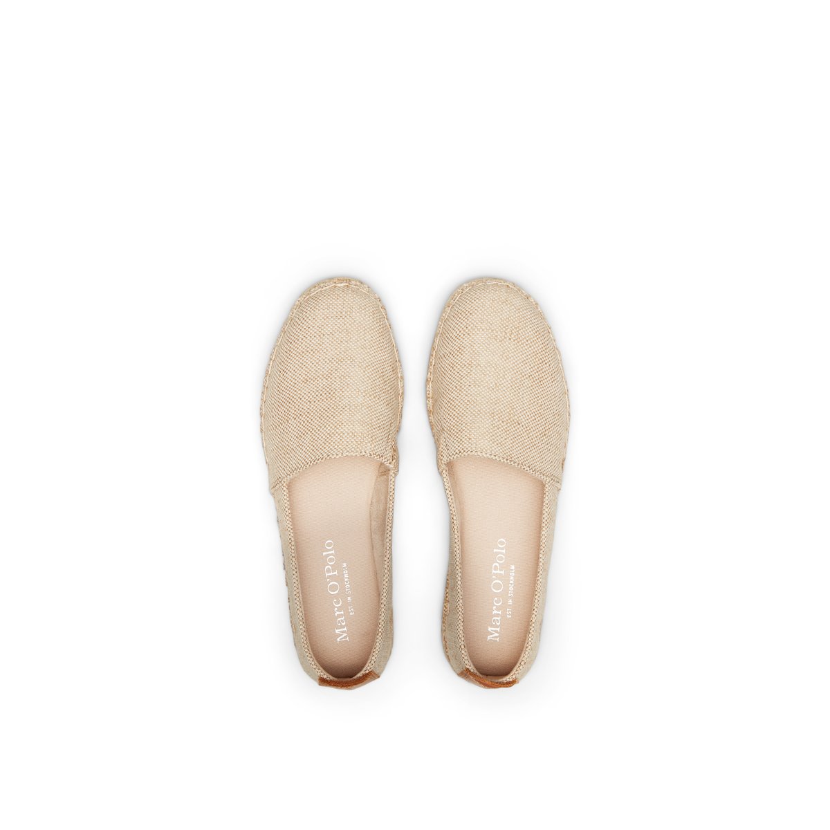 Espadrilles en toile de haute qualité weiß, MARC O'POLO