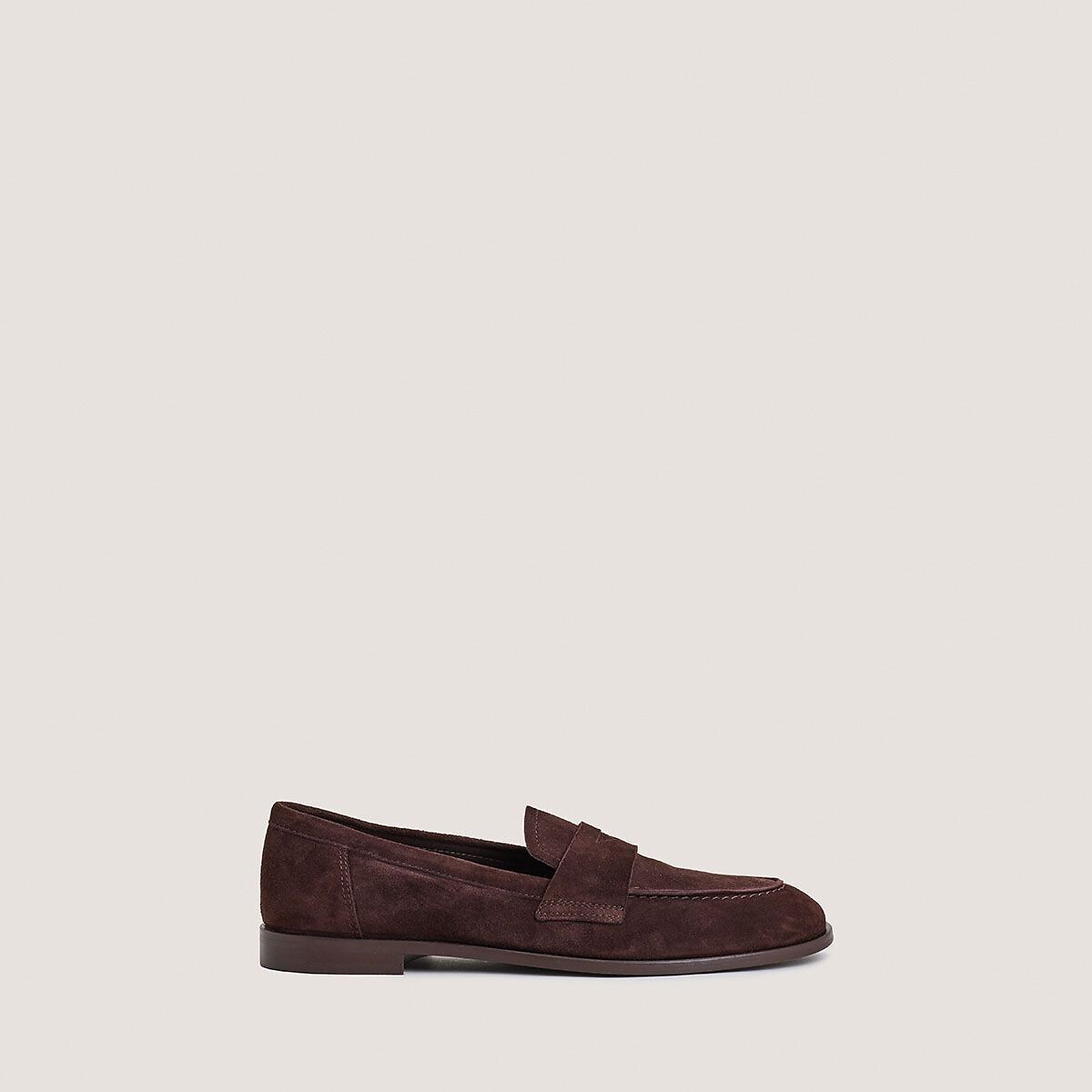 Mocassins en cuir velours THELMA -BIS   marron, JONAK