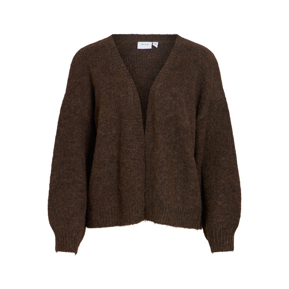 Cardigan En Maille marron - coffee bean1, VILA
