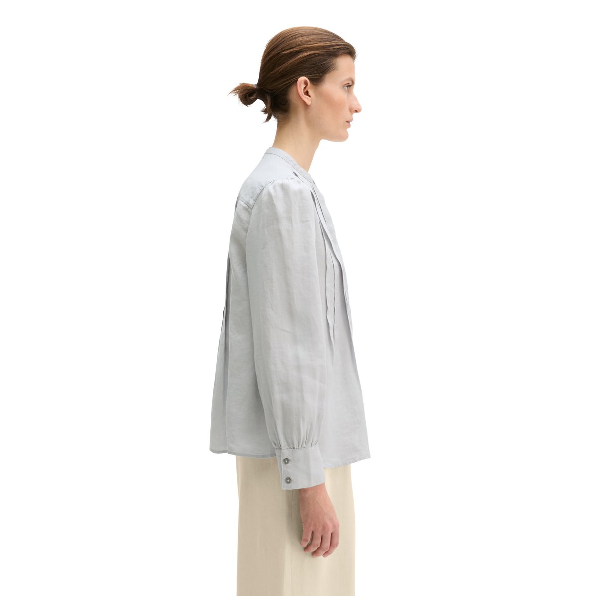 Blouse en lin A-Shape avec fonction de refroidissement naturel bleu clair, MARC O'POLO
