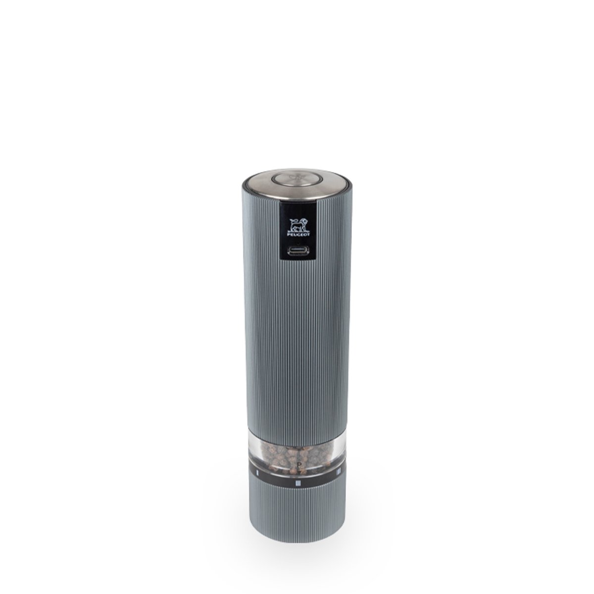 Moulin à poivre électrique rechargeable carbone, PEUGEOT