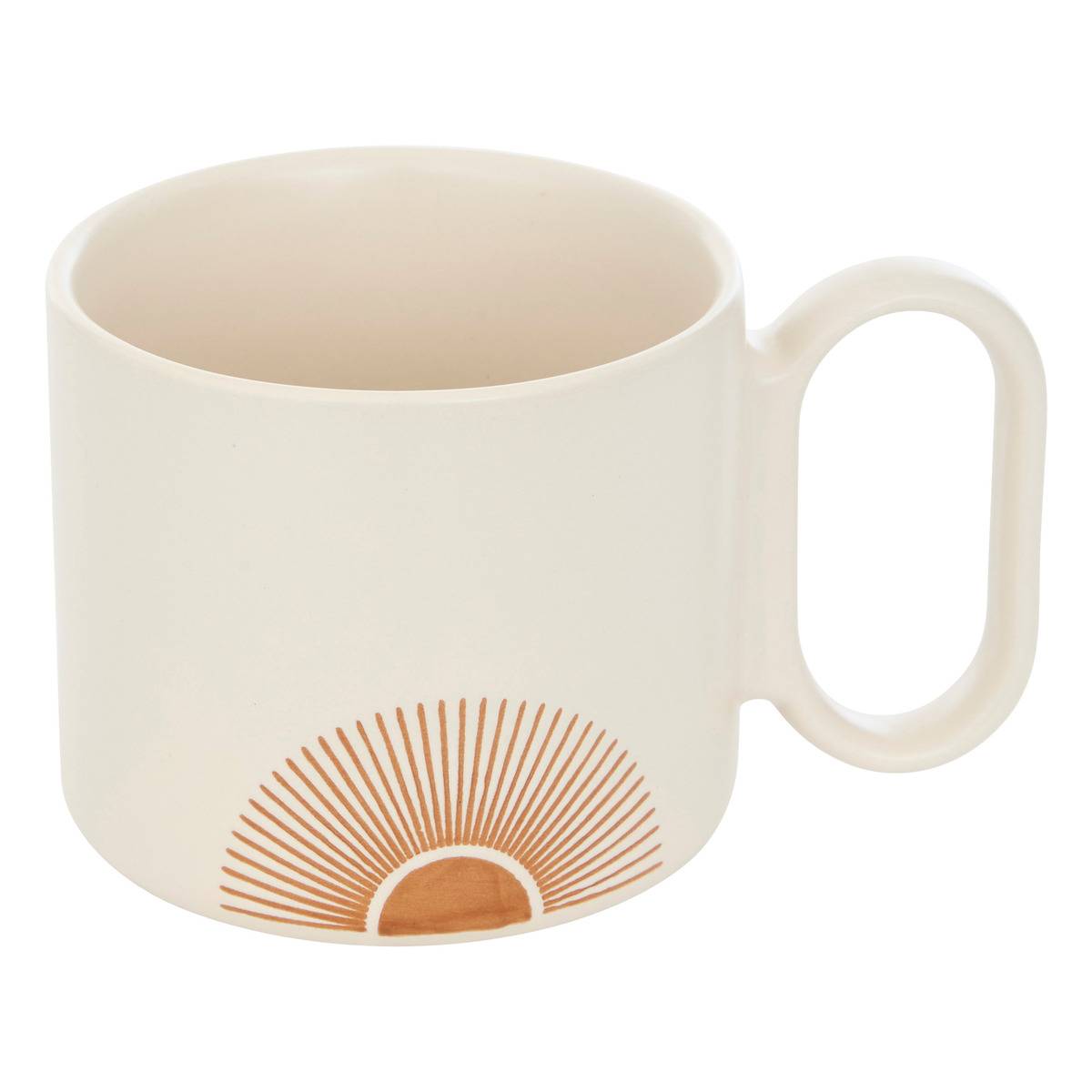 Mug SUNSHINE beige soleil, ATMOSPHERA
