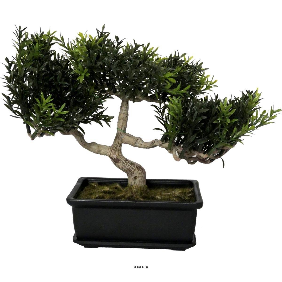 Bonsai artificiel Arbre a The H 23 cm v002239, ARTIFICIELLES