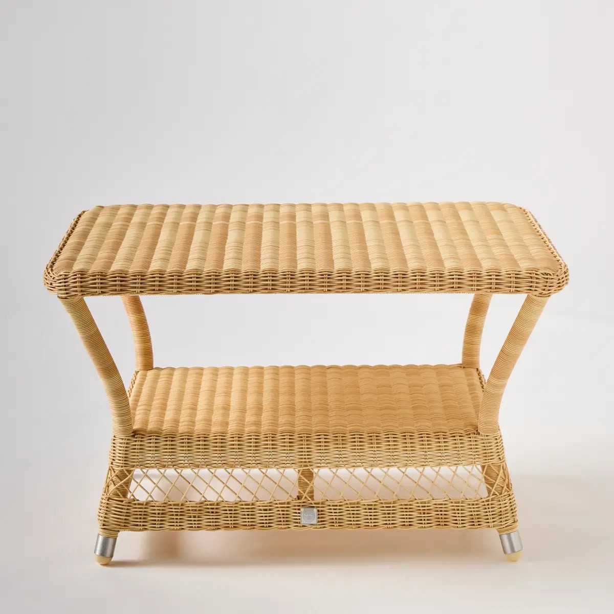 Table basse de jardin rectangulaire BIARRITZ NATUREL beige, KOK