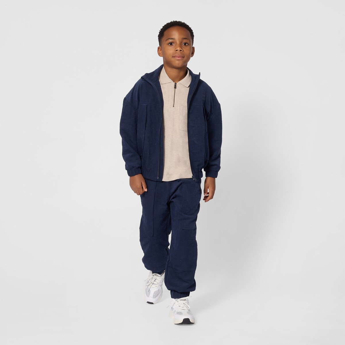 Pantalon jogging bleu cargo, BOSS KIDSWEAR