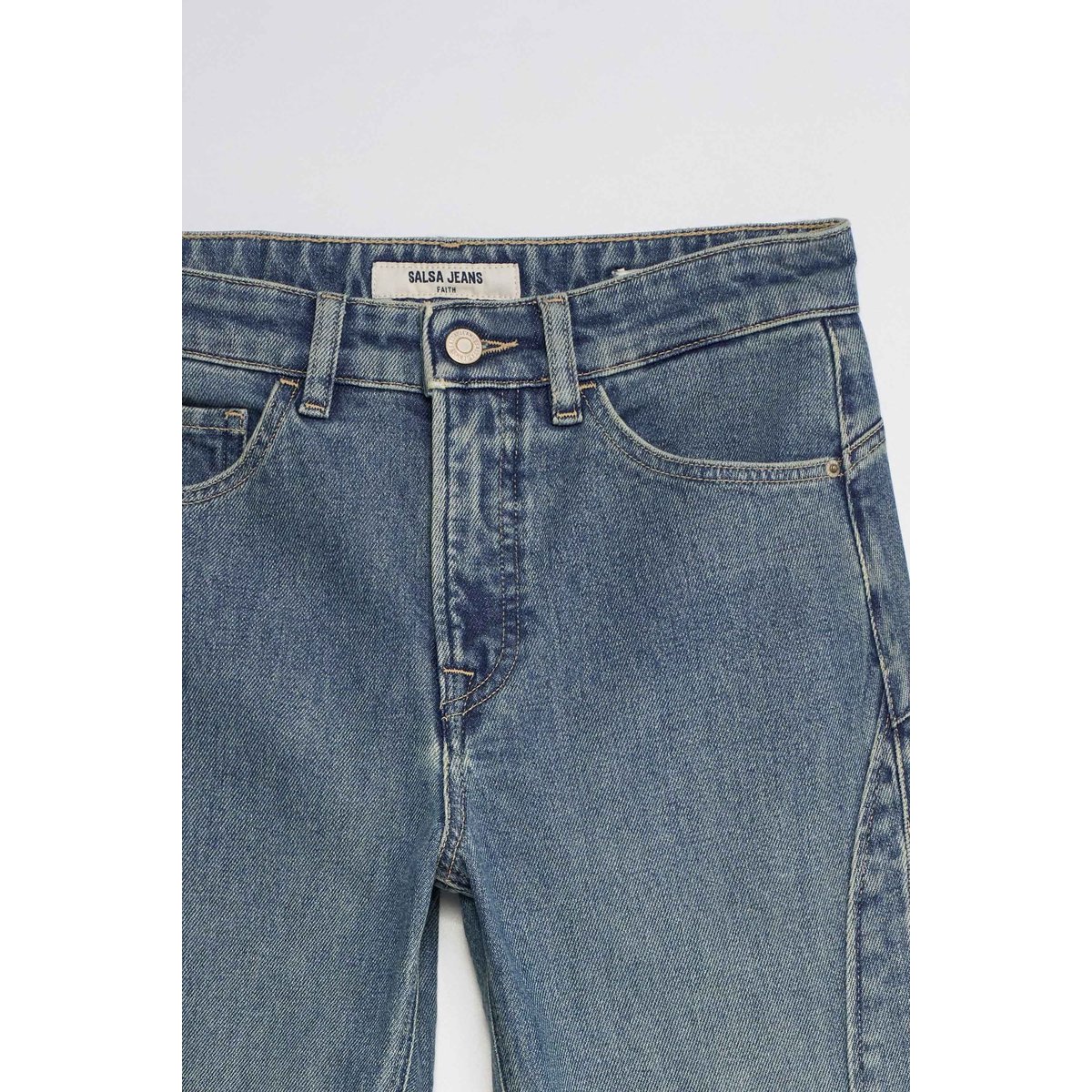 JEANS FAITH PUSH IN BOOTCUT bleu vintage, SALSA JEANS