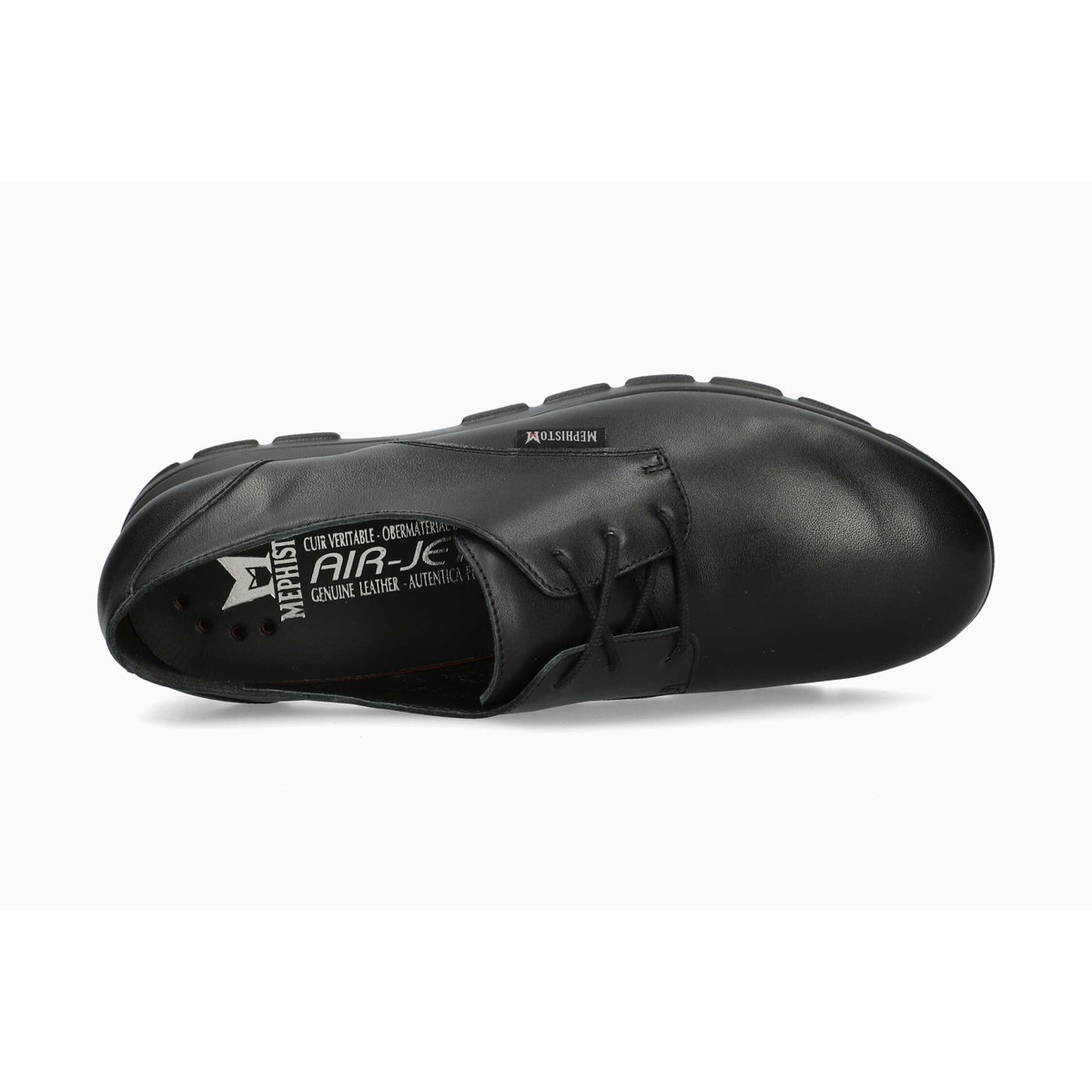 Baskets en cuir CHARLIZE noir p5145905, MEPHISTO