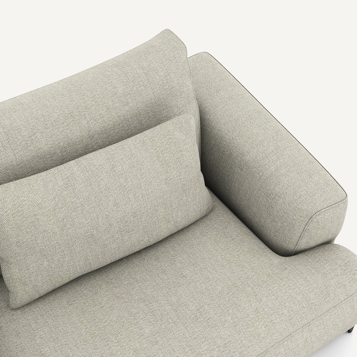 4-Sitzer-Schlafsofa Marsile, Tweed-Optik elfenbein, AM.PM