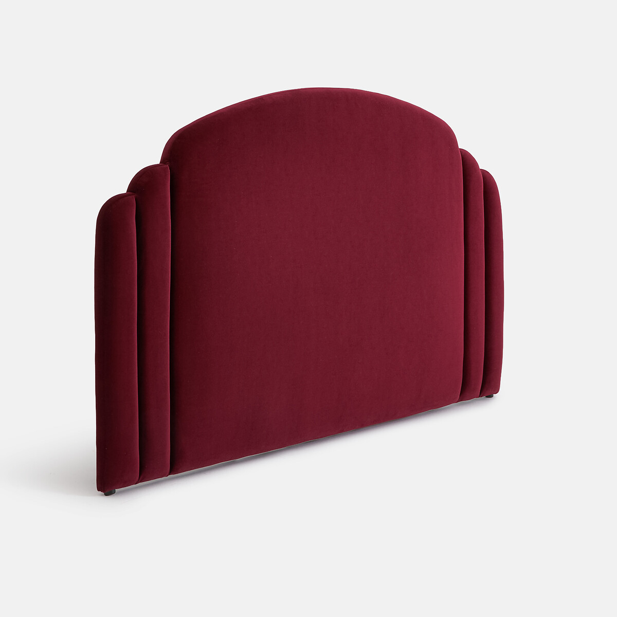 Tête de lit rembourrée, tissu velours, ARCIA bordeaux, LA REDOUTE INTERIEURS