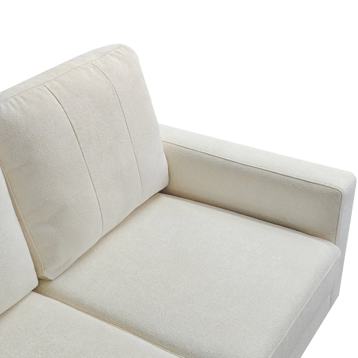 Pad Compact 3 Seater Soft Wool Reversible Corner Sofa natural, ASPIRE