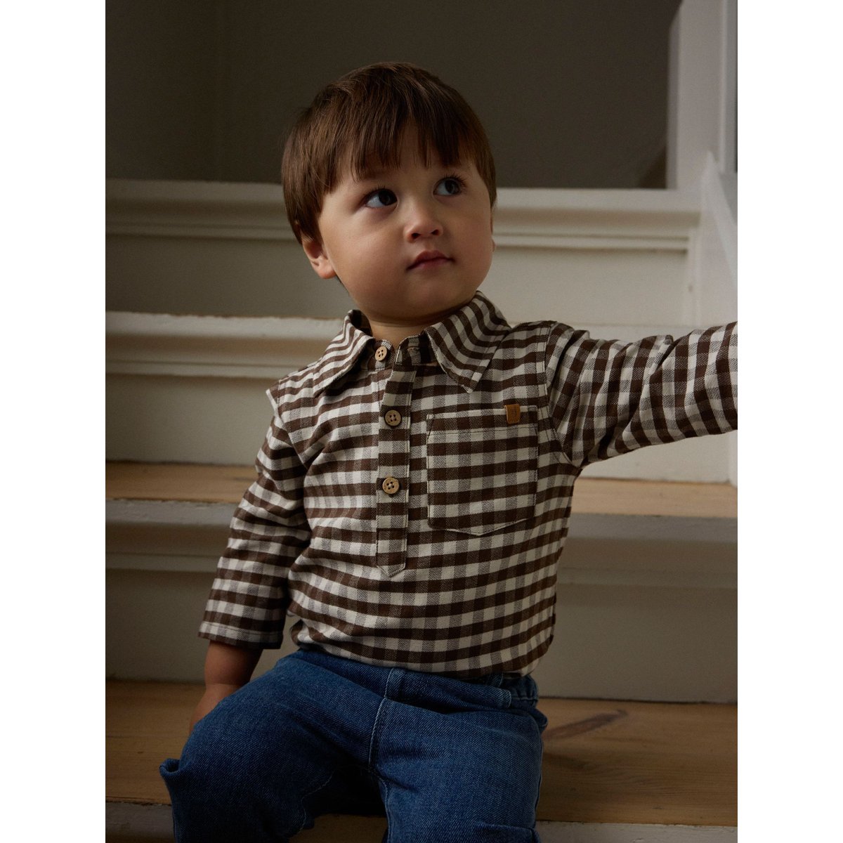 Chemisier Body marron - teak1, NAME IT