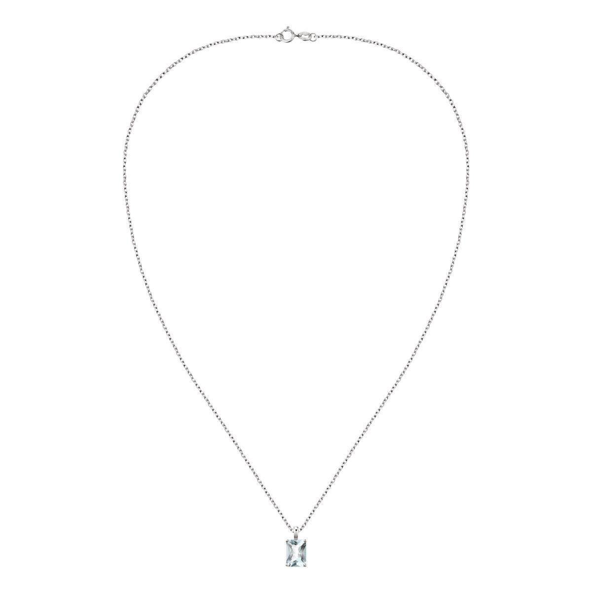 Collier en or blanc 750 MARINE argent, BLUESPIRIT