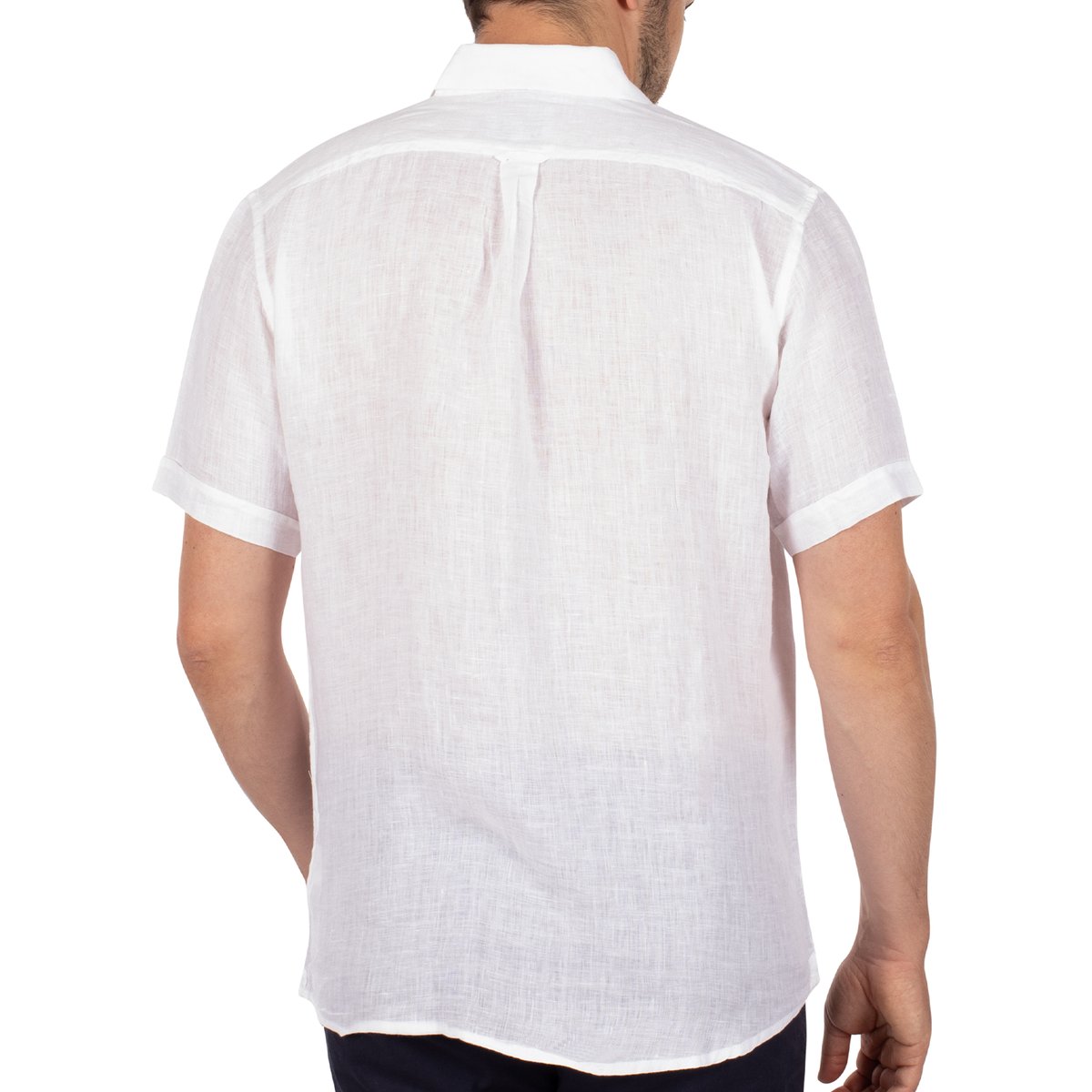 Chemise en lin MC summer blanc, SHILTON