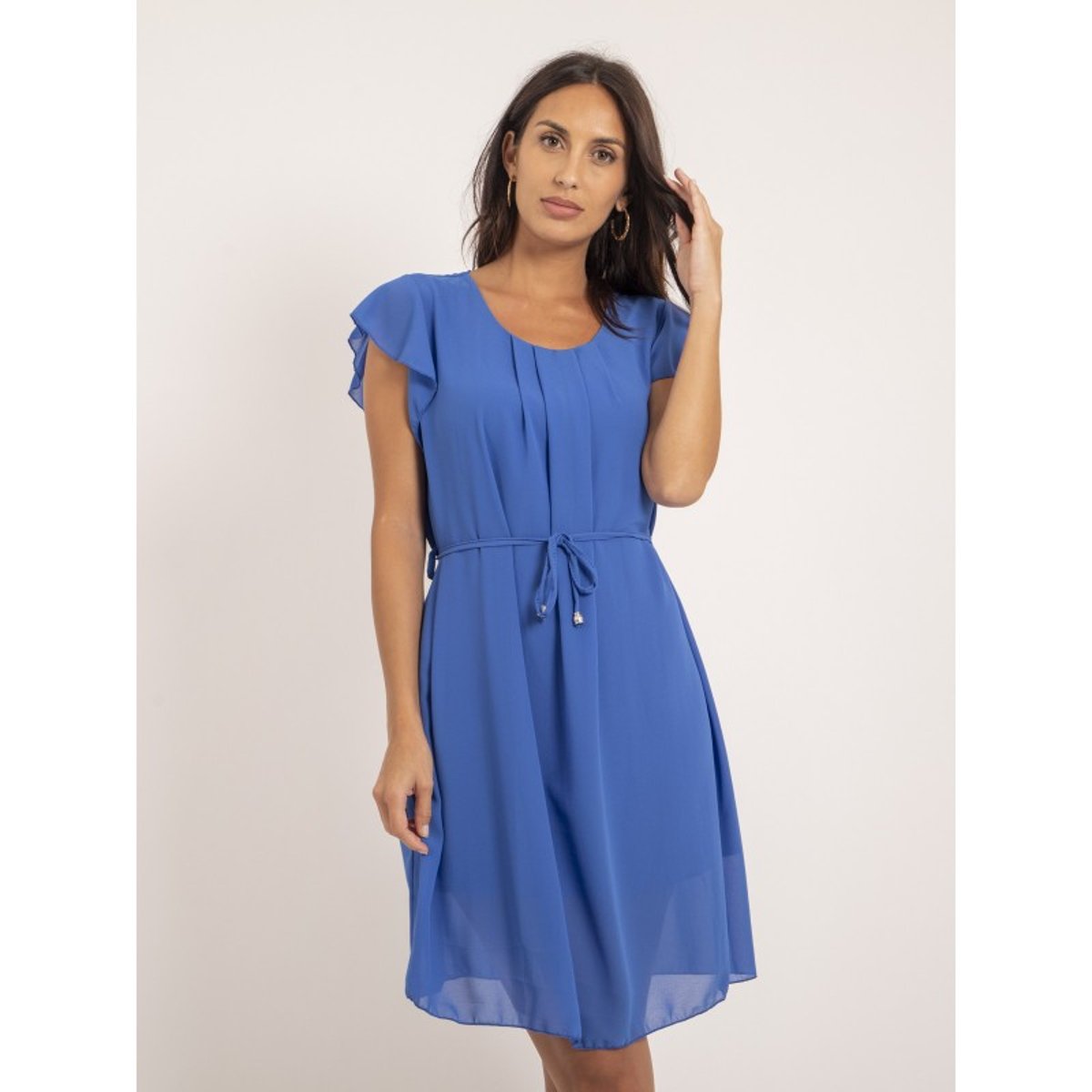 Robe Courte Ieve bleu, DONA LISA