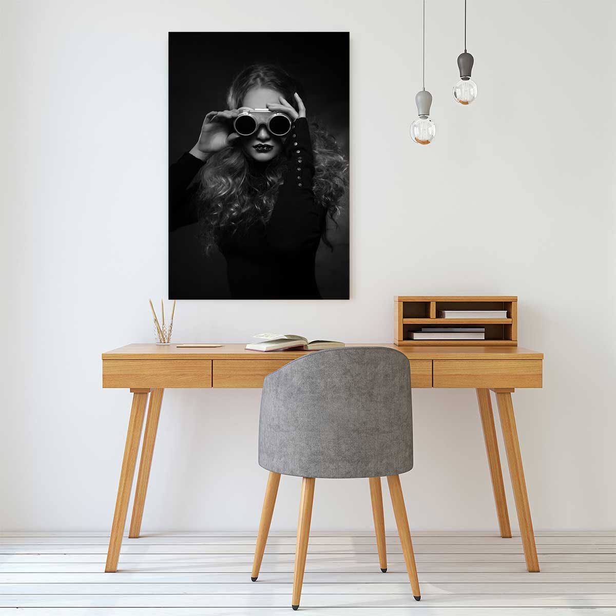 Tableau noir et blanc - Studio Viki tableau alu dibond, HEXOA