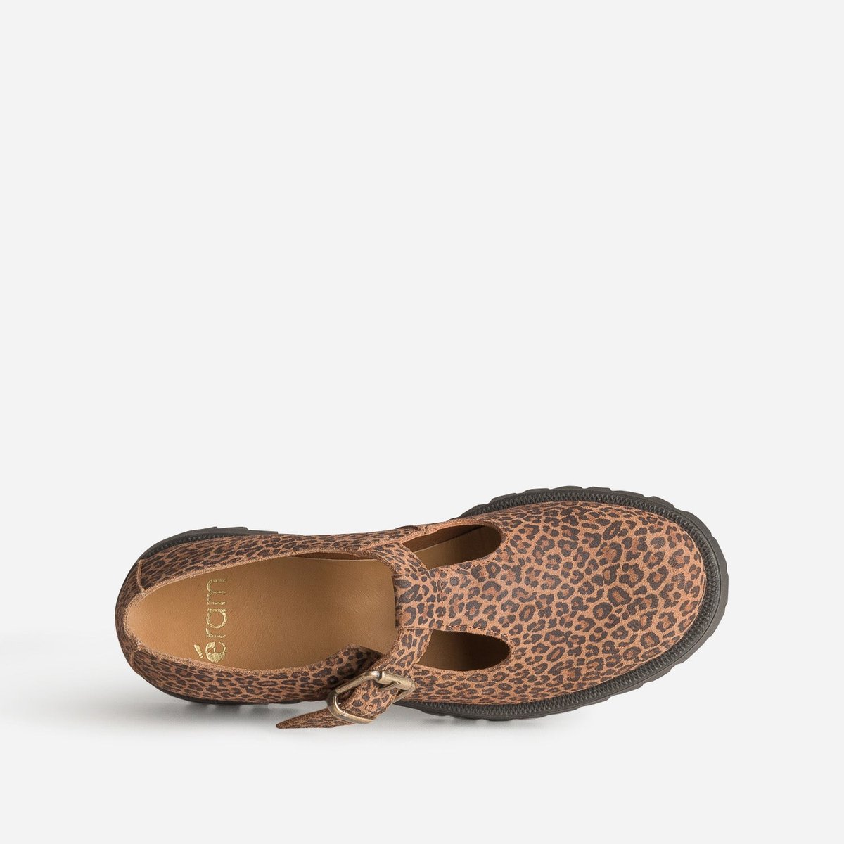 Derby en cuir FADELA leopard, ERAM