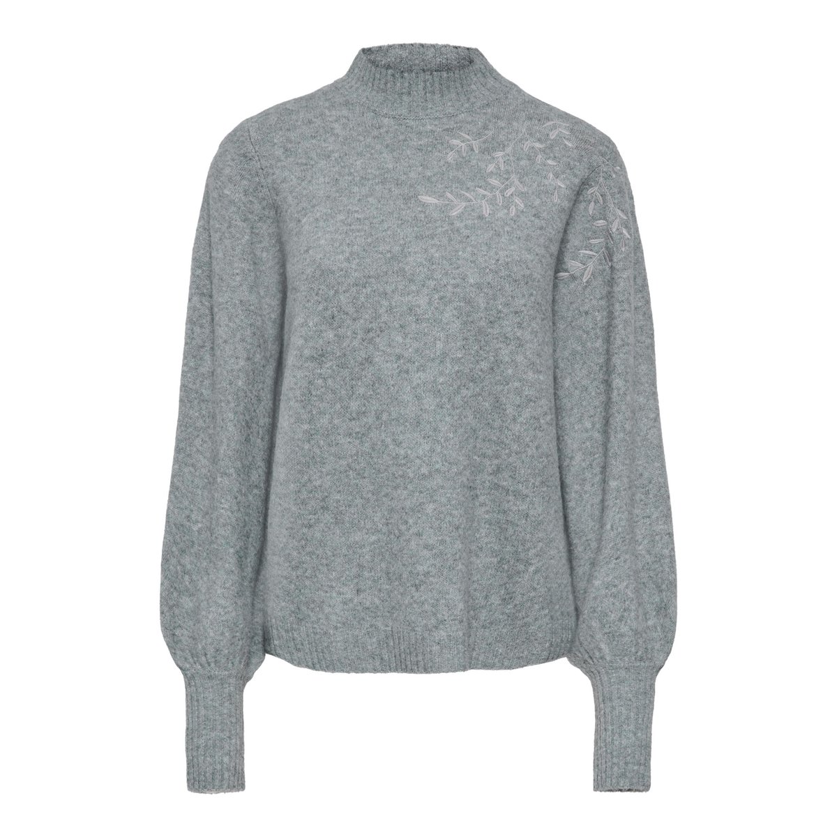 Pull En Maille medium grey melange, ONLY