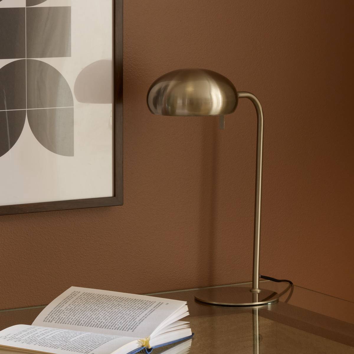 Lampe orientable en acier MAONA argent, ATMOSPHERA