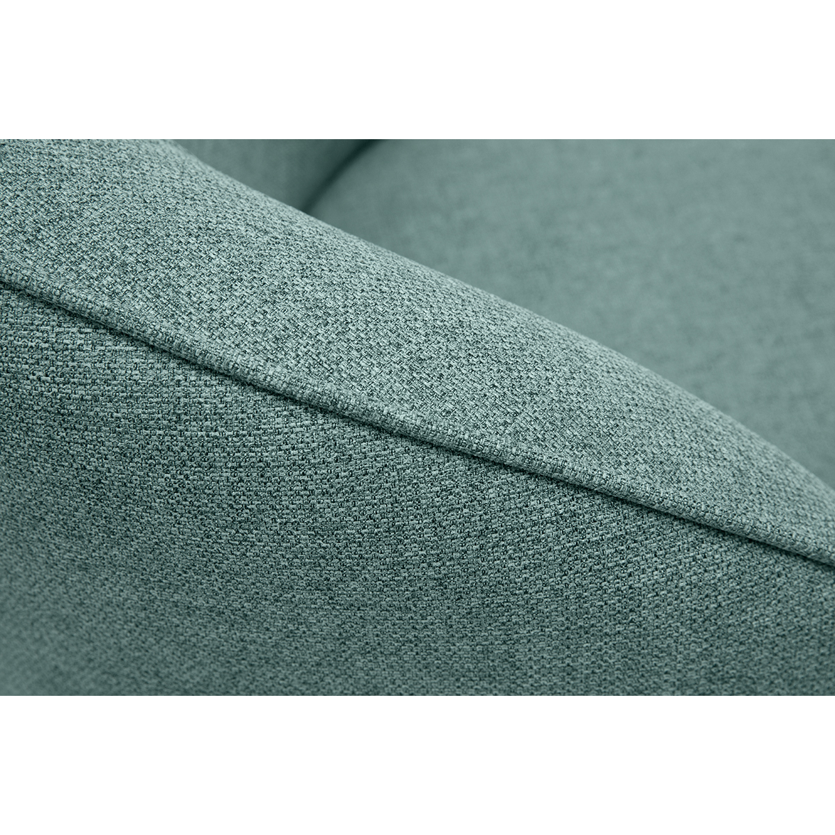 Fauteuil design pivotant AMBER bleu grisé, MILIBOO