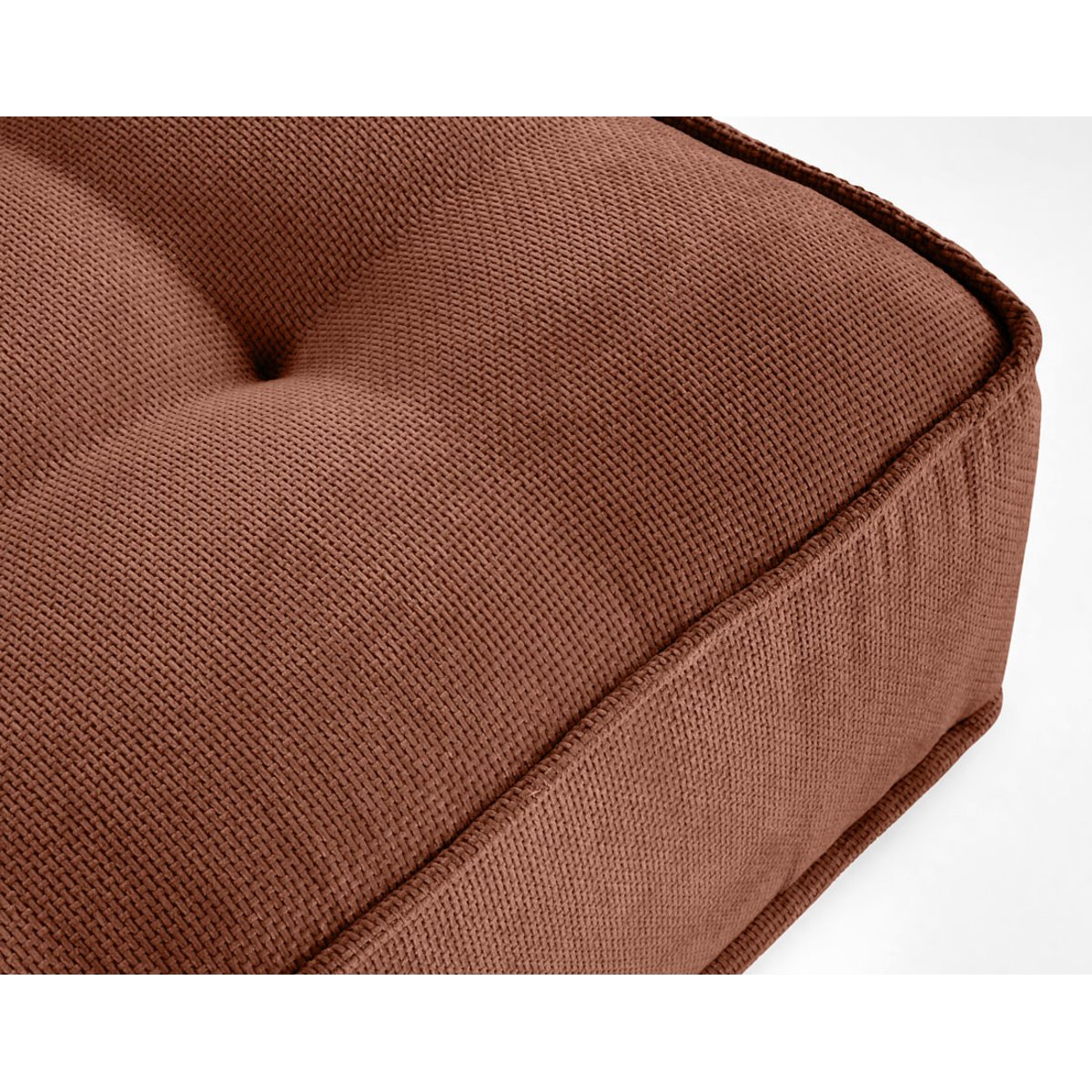 Canapé d'Angle réversible 4 places - MARISOL terracotta, BEST MOBILIER
