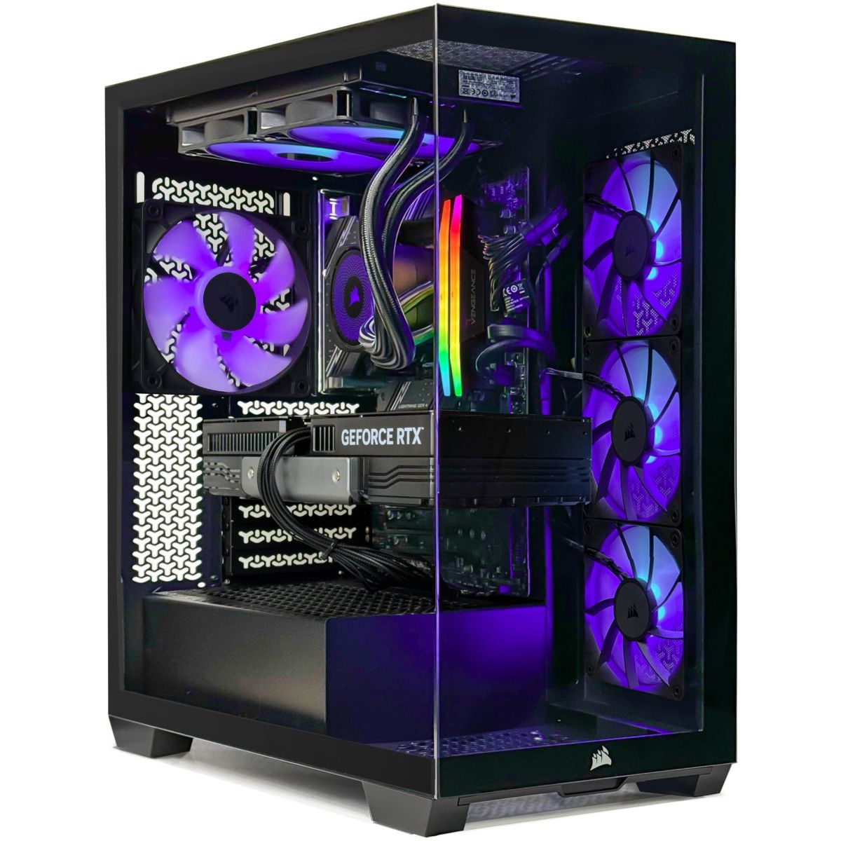 PC Gamer 3500X - AMD Ryzen 7 5700X - NVIDIA GeForce RTX 5070 - 16 Go RAM DDR4 - SSD 1 To - SANS OS couleur unique, CORSAIR