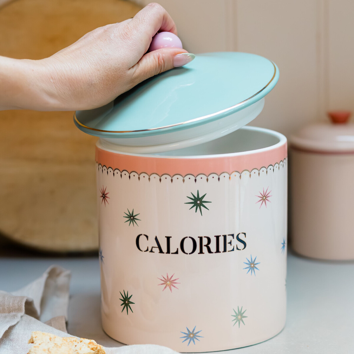 "Calories" Biscuit Jar multi-coloured, YVONNE ELLEN