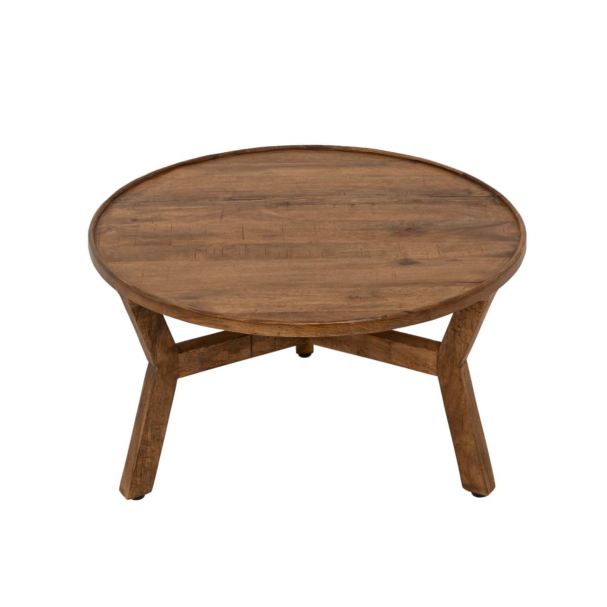 Table basse en bois de manguier ELARA bois foncé, MADE IN MEUBLES