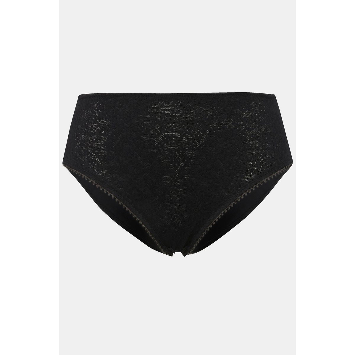 Culotte midi avec motif jacquard noir, ULLA POPKEN