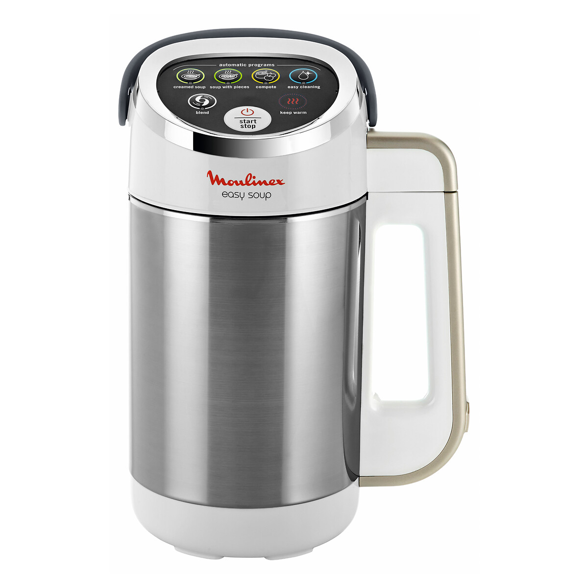 Blender chauffant Easy Soup LM841B10 inox/blanc, MOULINEX
