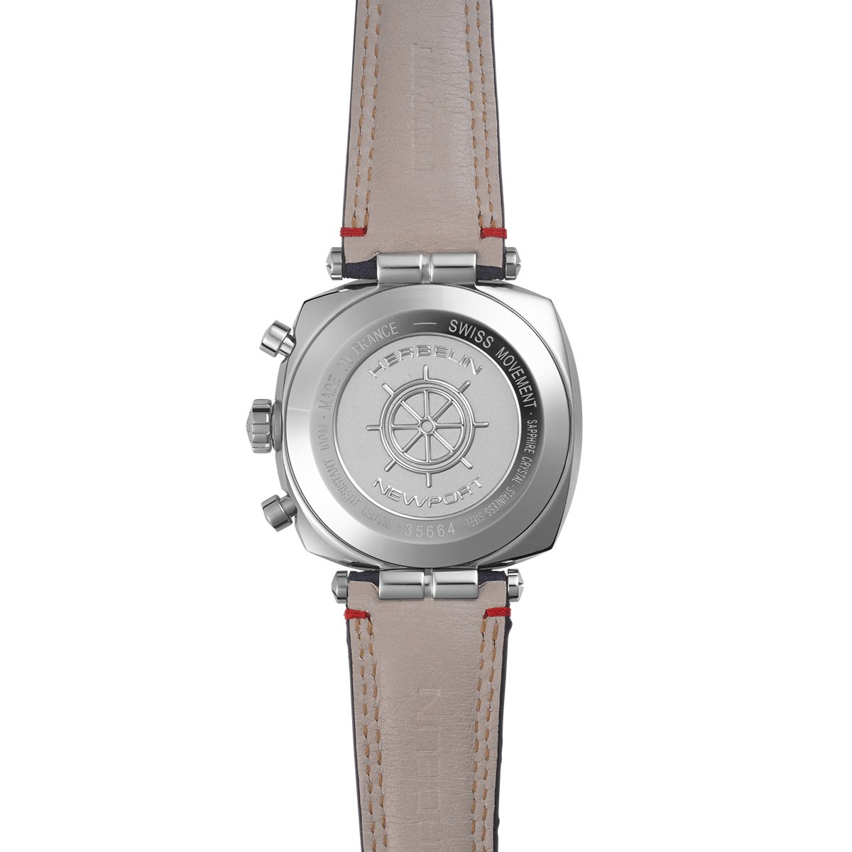 Montre Analogique NEWPORT argenté bleu bleu, HERBELIN