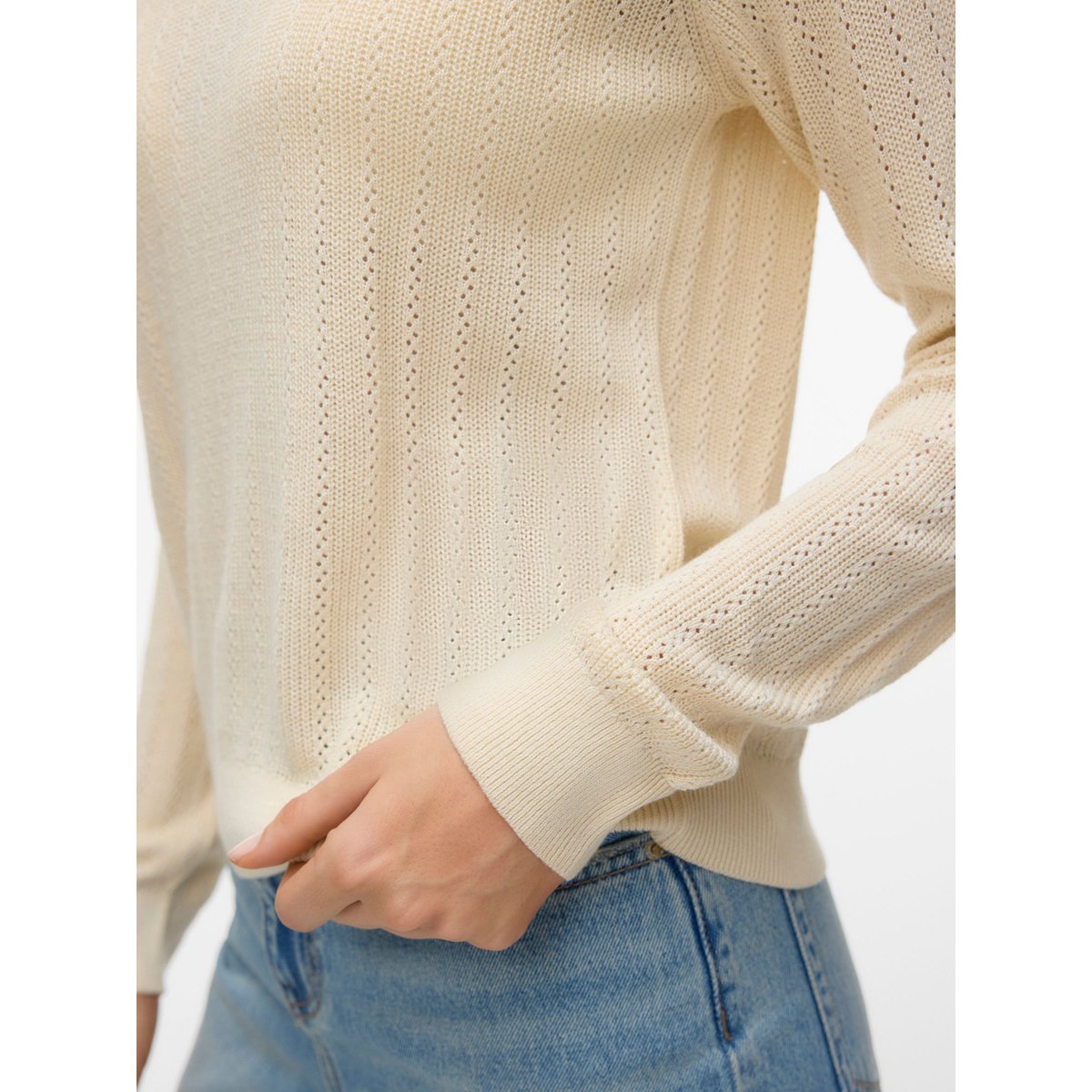Pull En Maille birch, VERO MODA