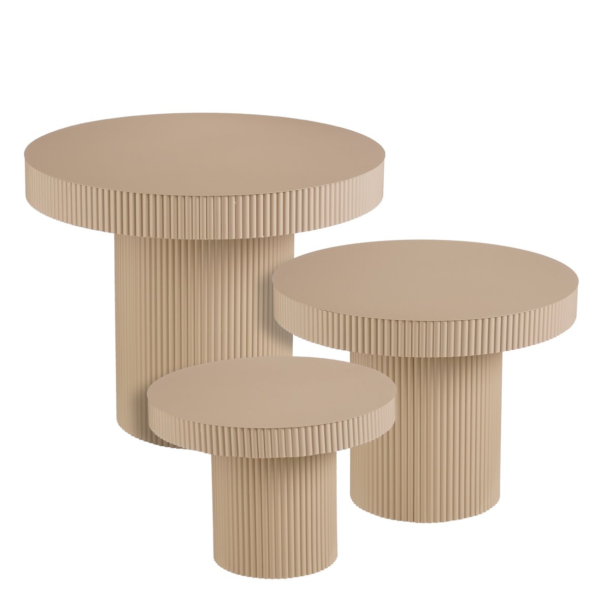 Table d'appoint LUX marron clair, MICA DECORATIONS