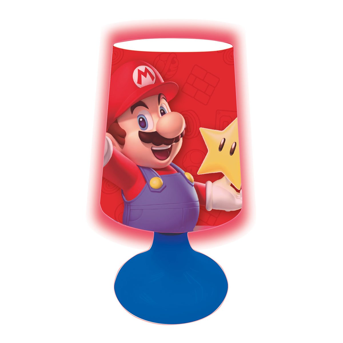 Mini lampe de chevet veilleuse sans fil Super Mario multicolore, LEXIBOOK