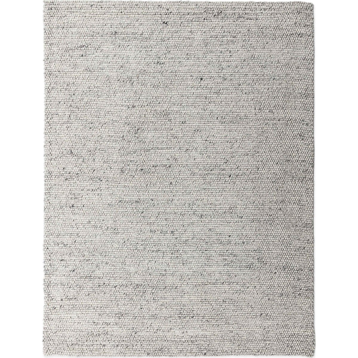 Tapis en laine tricotée main gris, RECOLLECTION