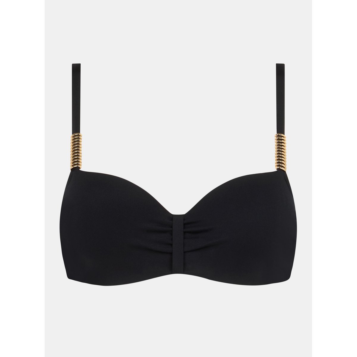 Haut de maillot de bain corbeille mémoire de forme bretelles multipositions ICON noir, CHANTELLE