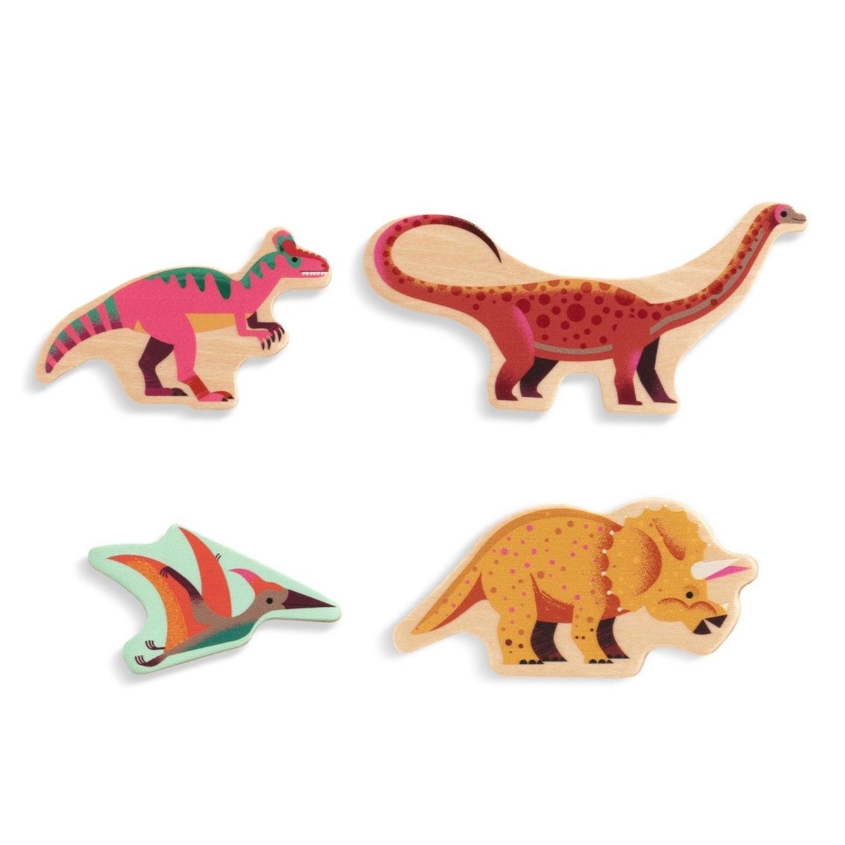 Puzzle Dino multicolore, DJECO