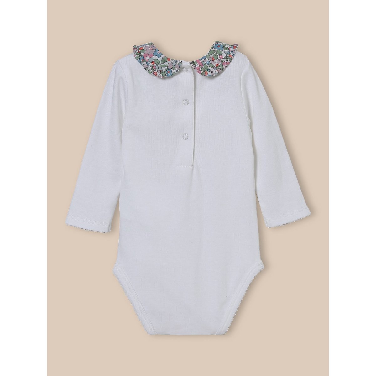 Body col en tissu Liberty - coton biologique liberty besty berry, CYRILLUS
