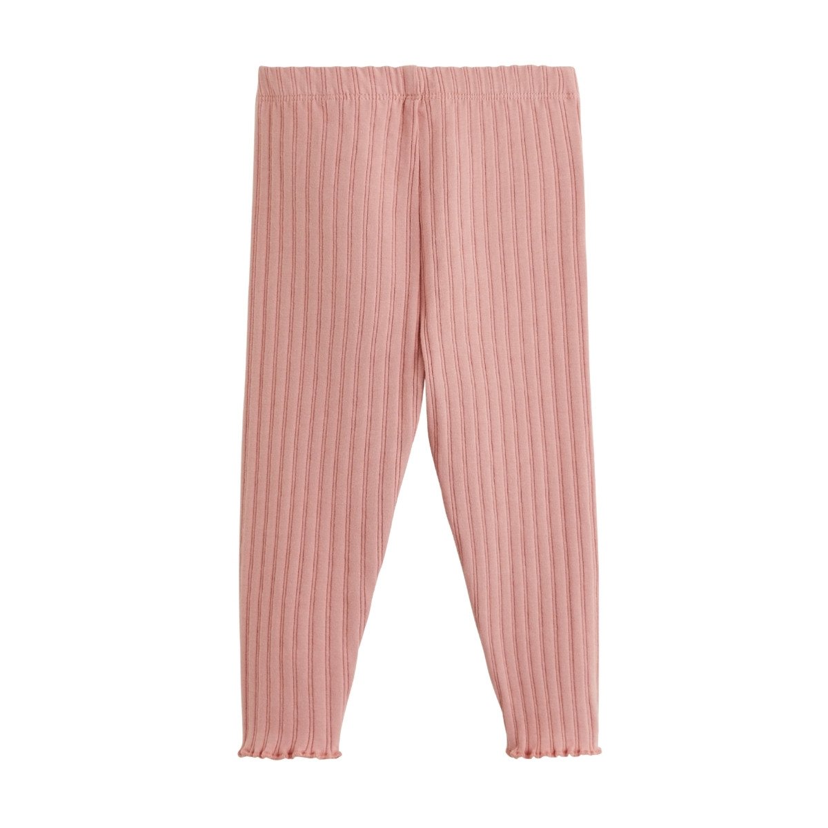 Lot de 2 leggings enfant côtelés Cléo rose, PETIT BEGUIN