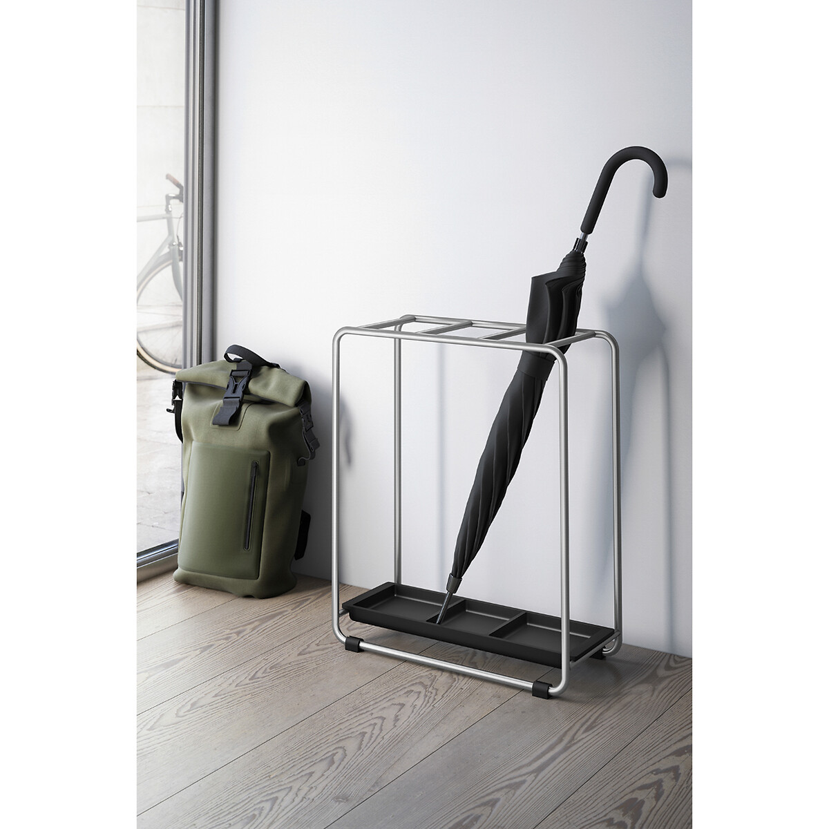 Porta guarda-chuvas Mecor, ZACK inox, ZACK