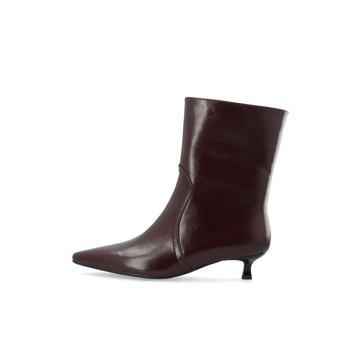 Bottes À Fermeture Éclair burgundy, BIANCO