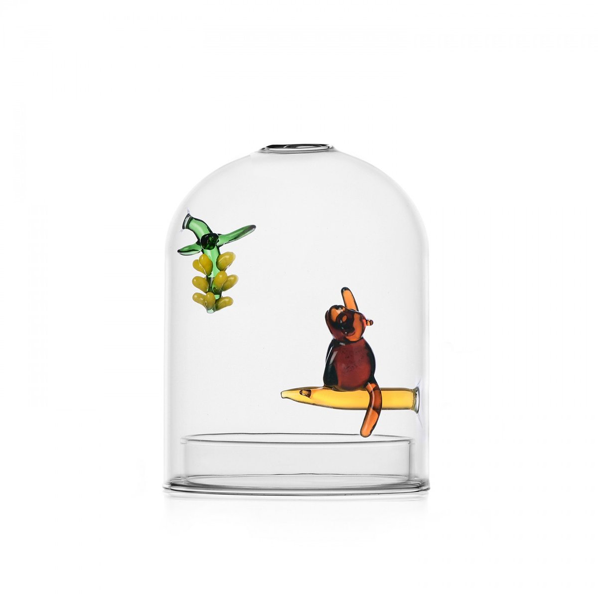 Bougeoir Monkey Animal Farm transparent, ICHENDORF