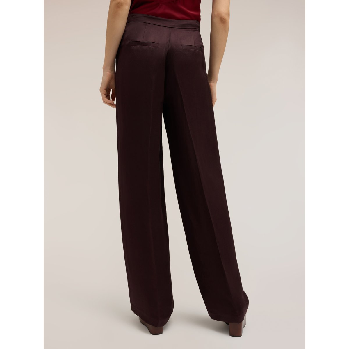 Pantalon palazzo marron, MOTIVI