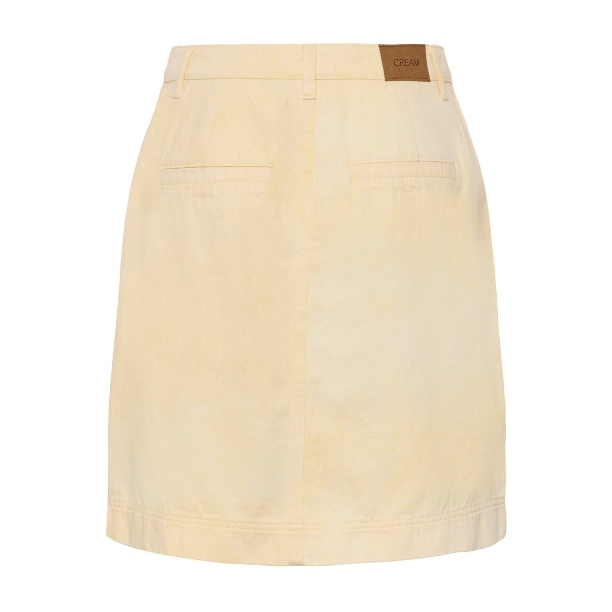 Jupe casual jaune lemon meringue melange, CREAM