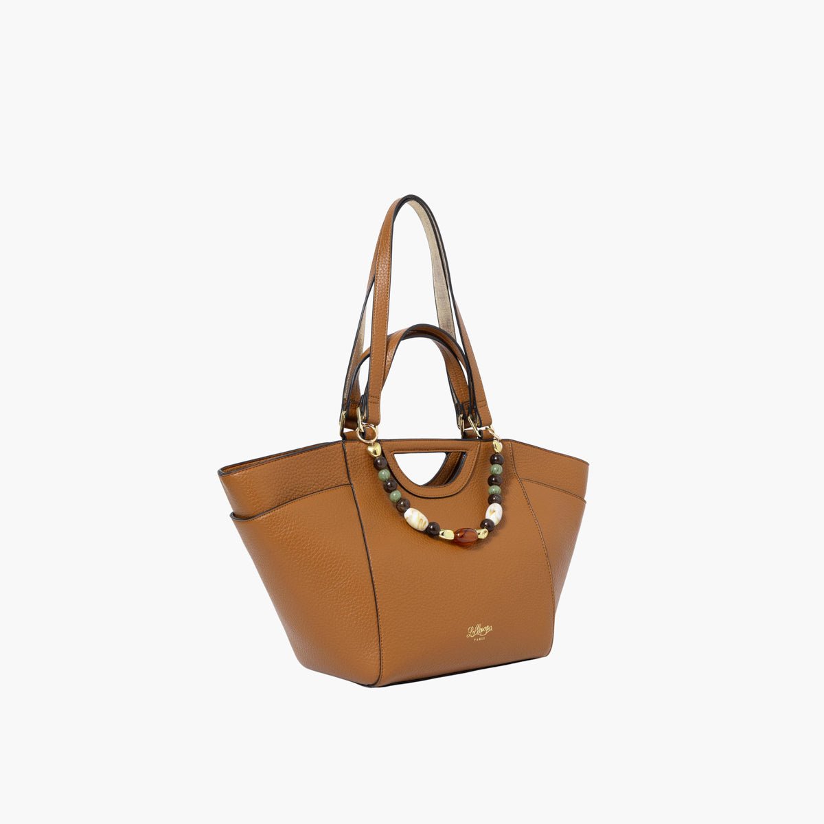 Grand sac shopper Stefie camel, LOLLIPOPS