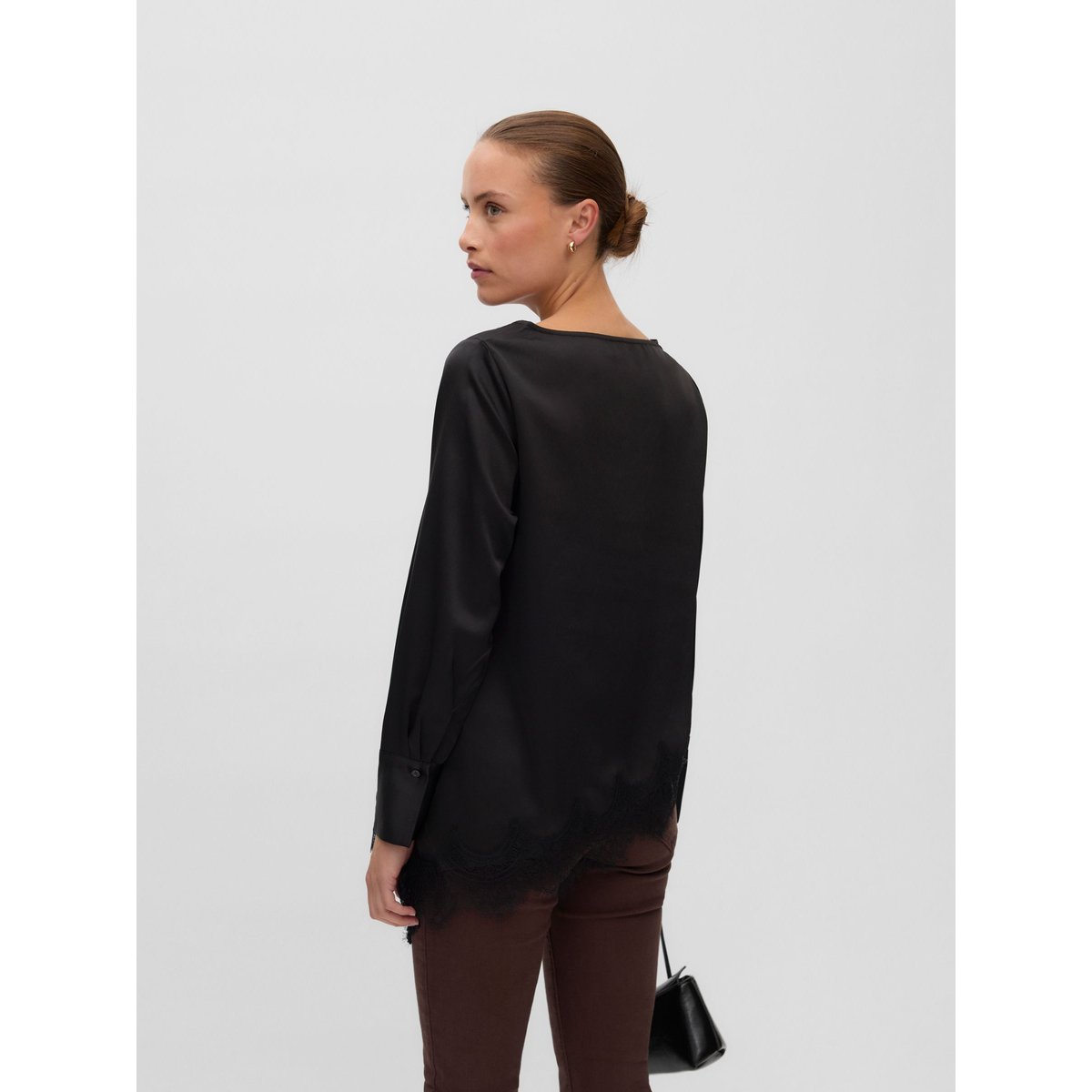 Top Asymétrique noire - black, VERO MODA