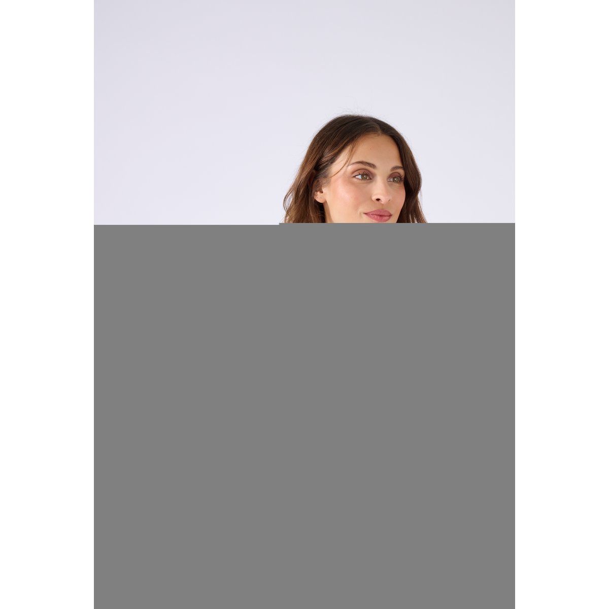 T-shirt bi-matière blanc cassé, DAMART