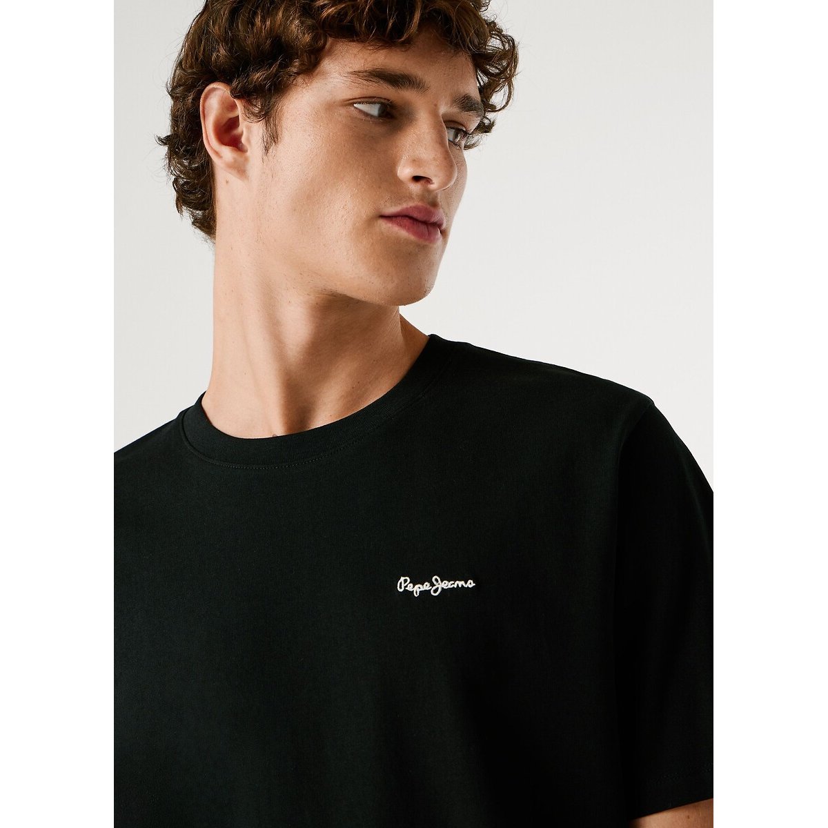 T-shirt manches courtes CONTRAST CONNOR noir, PEPE JEANS