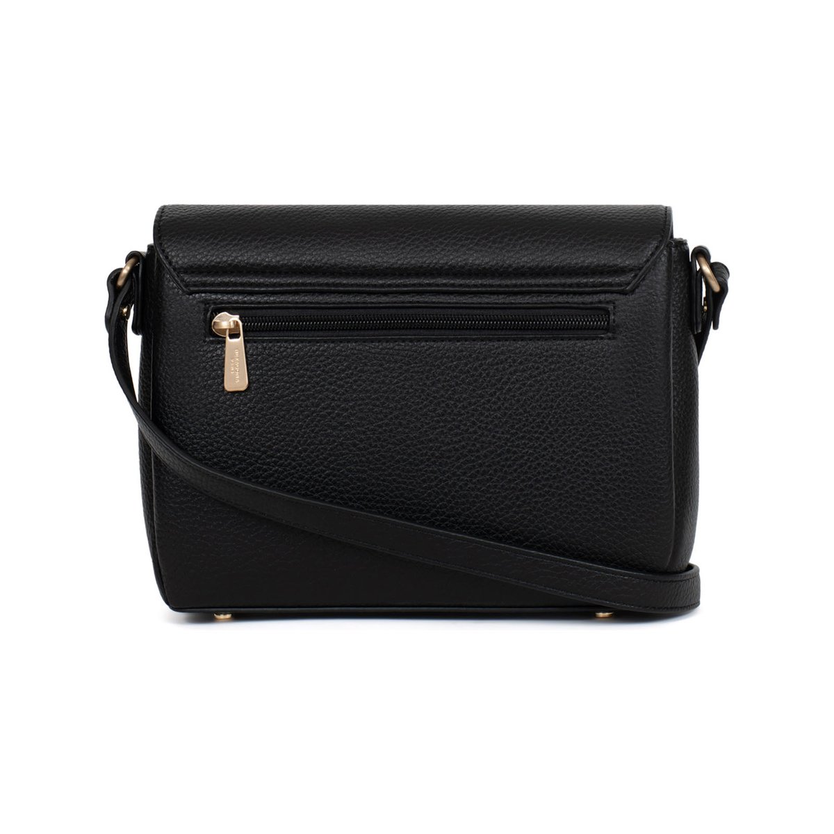 Sac porté travers ZORA noir, HEXAGONA